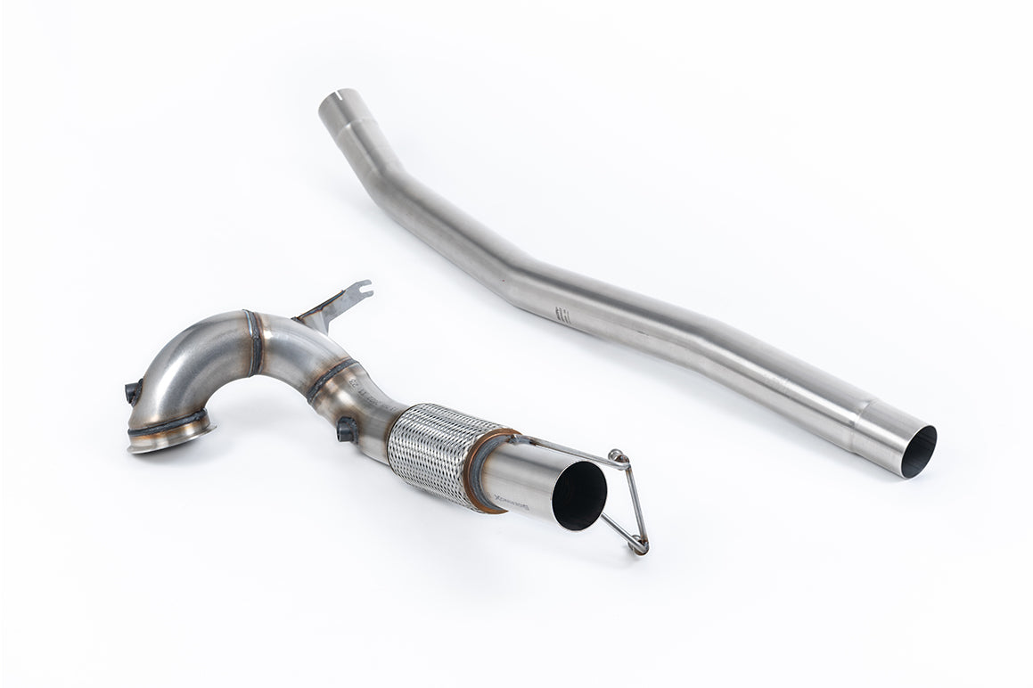 Milltek downpipe bez katalizatora — Volkswagen Arteon 2.0TSI 280 KM 4Motion (rynek północnoamerykański bez przepustnic / skierowane w dół końcówki) — SSXVW741