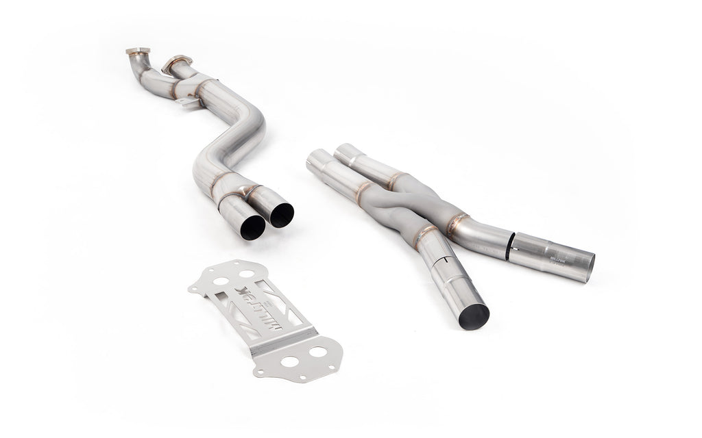 Milltek SSXBM1423 — sekcja środkowa Z-Pipe 4″ do BMW M3 G80/G81 i M4 G82, do Axle-Back Milltek