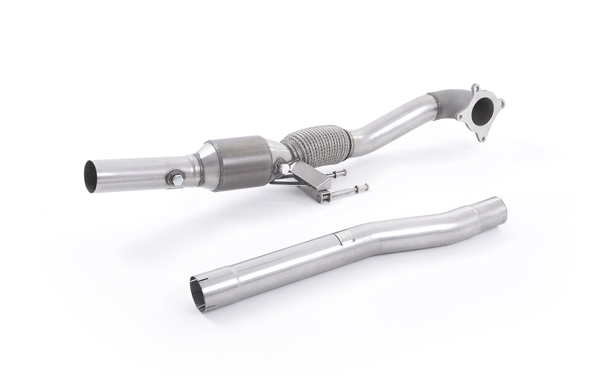 Milltek SSXAU200R — Large Bore Cast Downpipe with Race Cat (For Milltek Cat-back) (Audi/Seat/Skoda/VW)