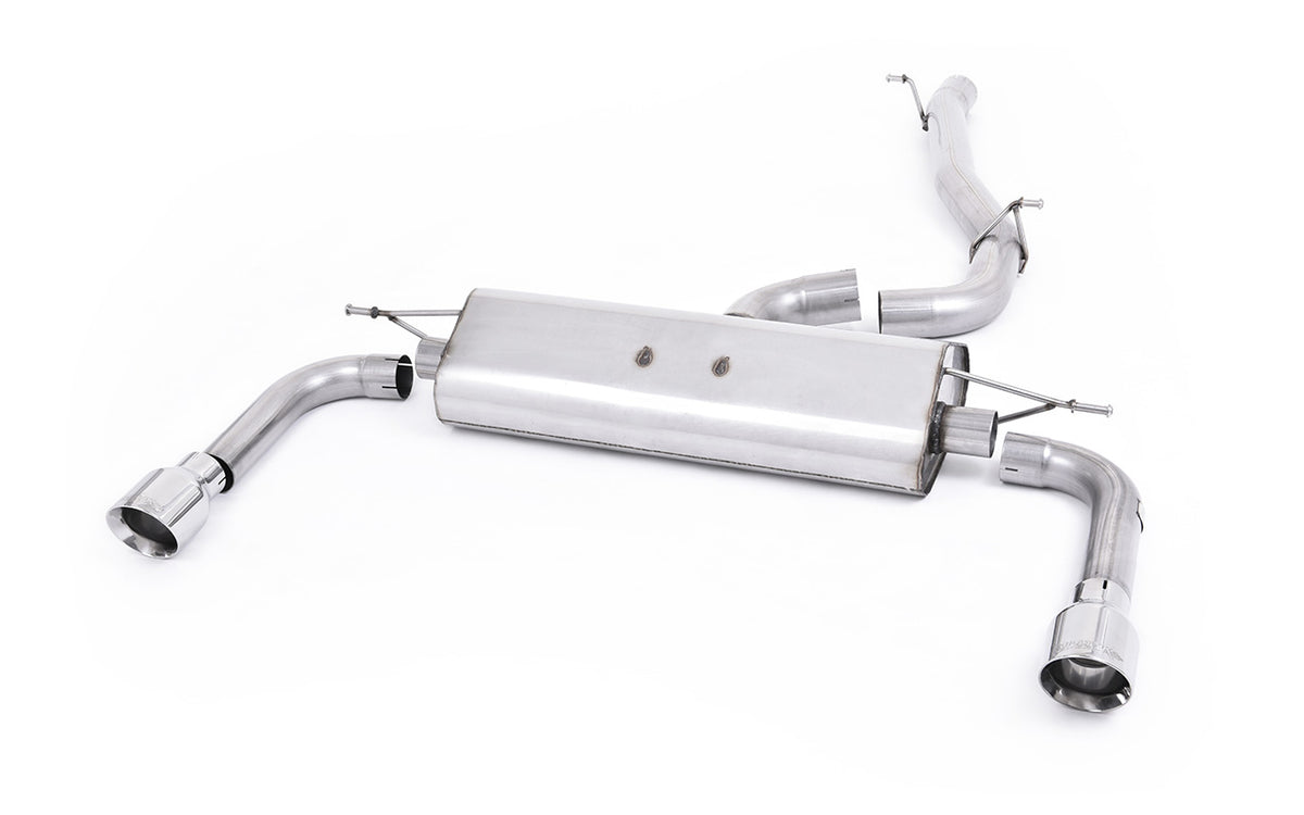 Milltek SSXAU482 — Audi A3 2.0 TFSI 8V (US only) - Non-Resonated (Louder) Cat-Back Exhaust System with Polished Trims
