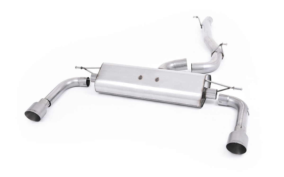 Milltek SSXAU483 — Audi A3 2.0 TFSI 8V (US only) - Non-Resonated (Louder) Cat-Back Exhaust System with Titanium Trims