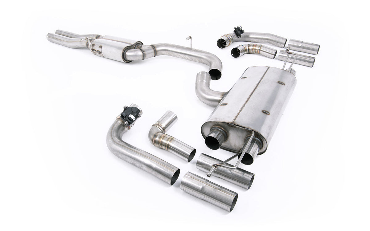 80mm Resonated (Quieter) OPF/GPF Back System For Audi RS3 8Y Saloon/Sedan