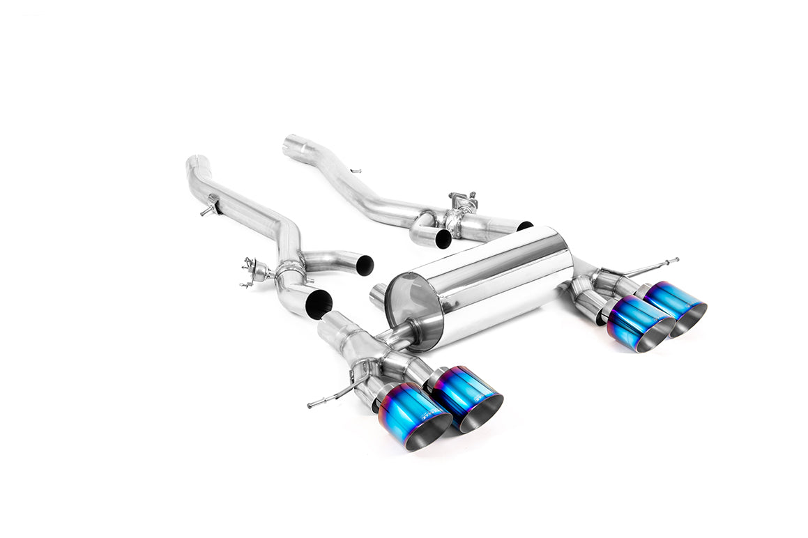 Milltek Axle-Back — BMW M2 G87 z OPF/GPF — GT-115 — tytan opalany