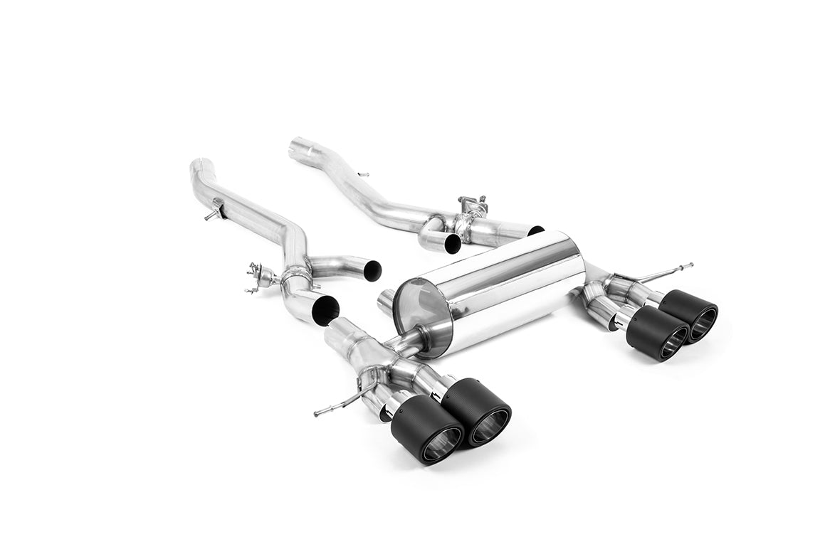 Milltek Axle-Back — BMW M2 G87 z OPF/GPF — JET-115 — karbon