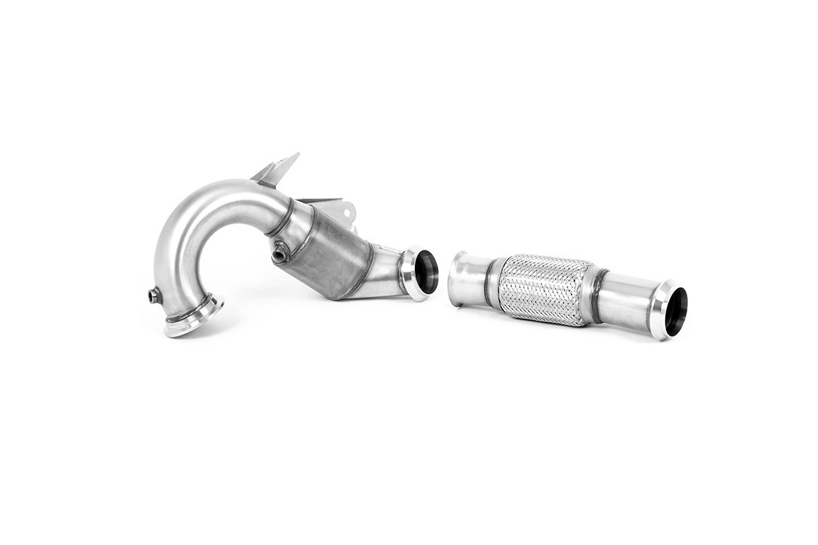 Milltek downpipe z katalizatorem i OPF/GPF Bypass — Mercedes-AMG A45 / CLA45