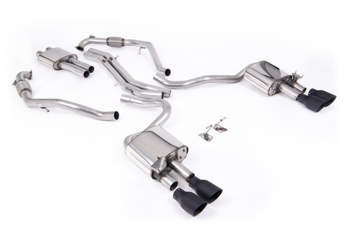 Milltek SSXAU1121 — Milltek Cat-Back — Audi S5 3.0 V6 Turbo Coupe tylko B9 (LCI NON GPF tylko - wersje ze sportowym mechanizmem różnicowym tylko & z Brace Bars) - Left Hand Drive samochody tylko