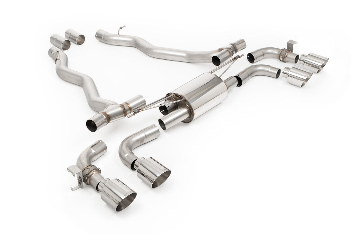 Milltek SSXBM1402 — Milltek Axle-Back — BMW Seria 5 M5 4.4l dwie Turbo Hybrid G90 & G99 (UK/European Spec samochody)