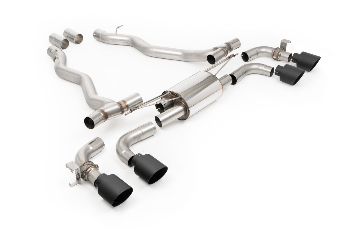 Milltek SSXBM1403 — Milltek Axle-Back — BMW Seria 5 M5 4.4l dwie Turbo Hybrid G90 & G99 (UK/European Spec samochody)