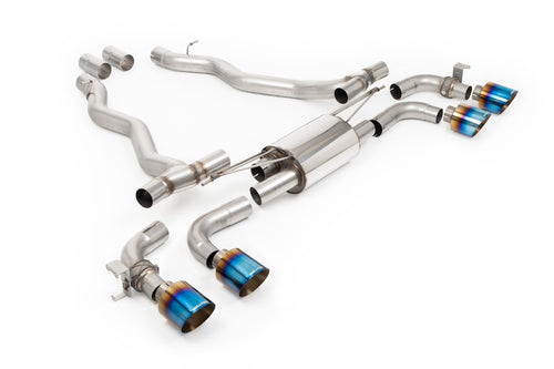 Milltek SSXBM1405 — Milltek Axle-Back — BMW Seria 5 M5 4.4l dwie Turbo Hybrid G90 & G99 (UK/European Spec samochody)