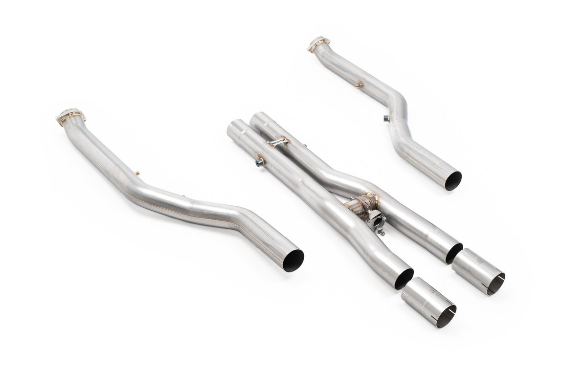 Milltek SSXBM1406 — Milltek sekcja zastępująca OPF/GPF — BMW Seria 5 M5 4.4l dwie Turbo Hybrid G90 & G99 (UK/European Spec samochody)