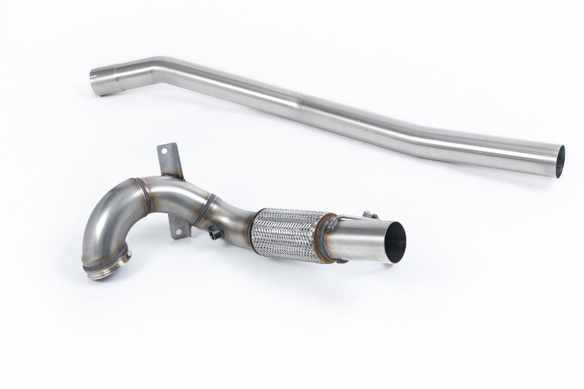 Milltek downpipe bez katalizatora — Volkswagen Golf MK7 R 2.0 TSI 300 KM (80 mm układ Race Options) — SSXVW712
